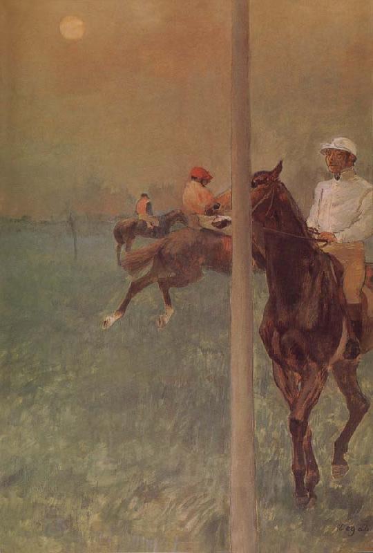 Edgar Degas Reinsman  before race China oil painting art